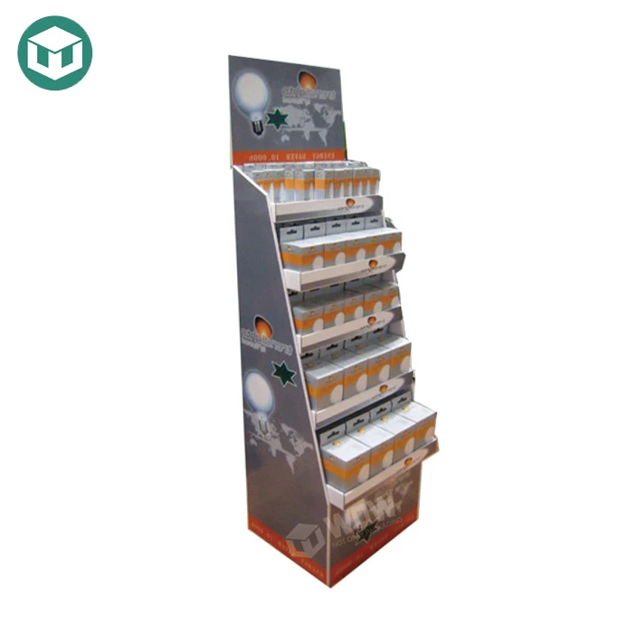 Point of Sale Cardboard Display for LED Bulbs 2