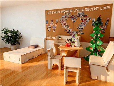 Avastame kartongi uuenduslikke kasutusviise mööblidisaini jaoks